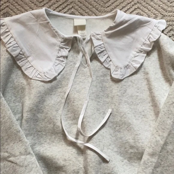 Collared Sweater Sweatshirt - Picture 4 of 9